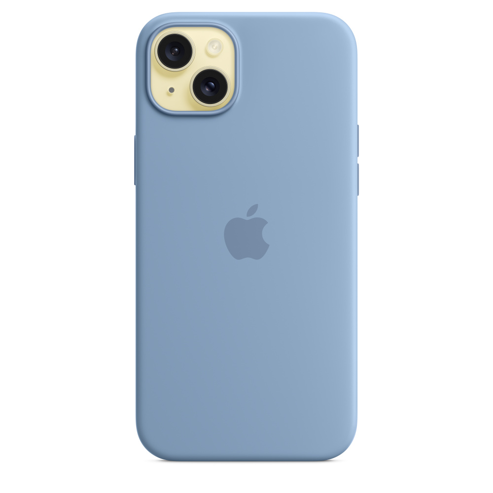 Силиконовый чехол Apple iPhone 15 Plus Silicone Case with MagSafe - Winter Blue (MT193ZM/A) для iPhone 15 Plus